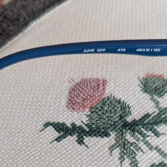 X GAMES JUMP OFF 470 BLUE SILVER ESPN FRAMES EYEGLASSES 46 15 130 KIDS - Picture 4 of 7